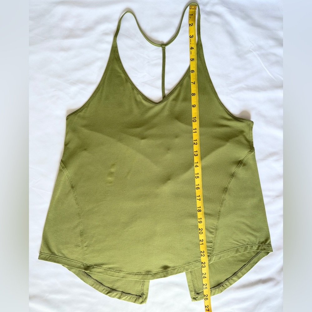 Lululemon Modal-Silk Yoga Tank Top - Bronze Green - 6 - Picture 9 of 9